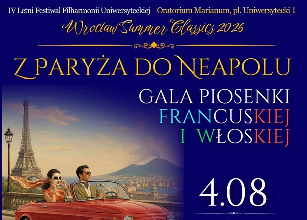 Bilety na  Z Paryża do Neapolu - Gala piosenki francuskiej i włoskiej